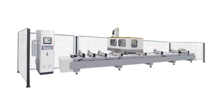 Двухпозиционный центр обработки алюминиевого профиля LMJG3(G4)-CNC-7000
