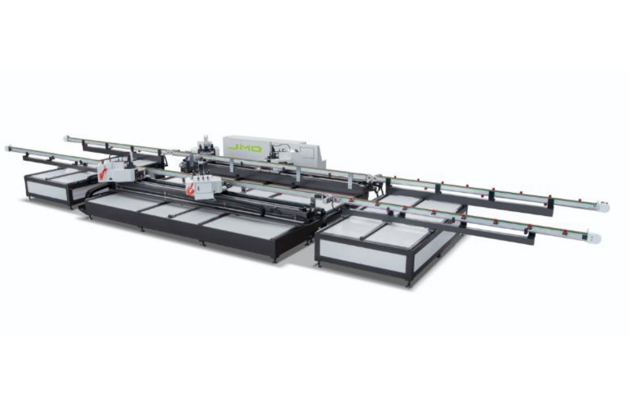 Четырёхголовочный углообжимной станок с ЧПУ MDZJ-CNC-2800 x3900