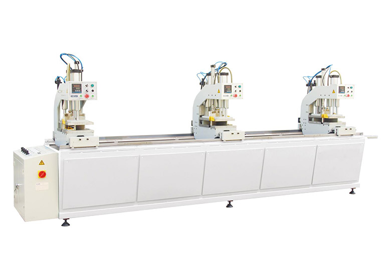 Трёхголовочный сварочный станок для ПВХ-профиля SHZ3-120×3500